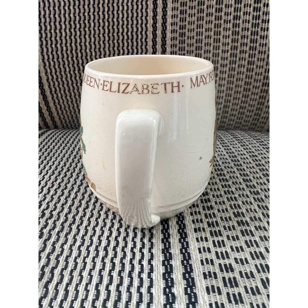 Commemorative Cup Coronation of King George & Queen Elizabeth May 1937 Solian - Picture 4 of 7